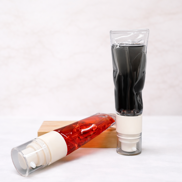Stand out with our tube-shaped bottle